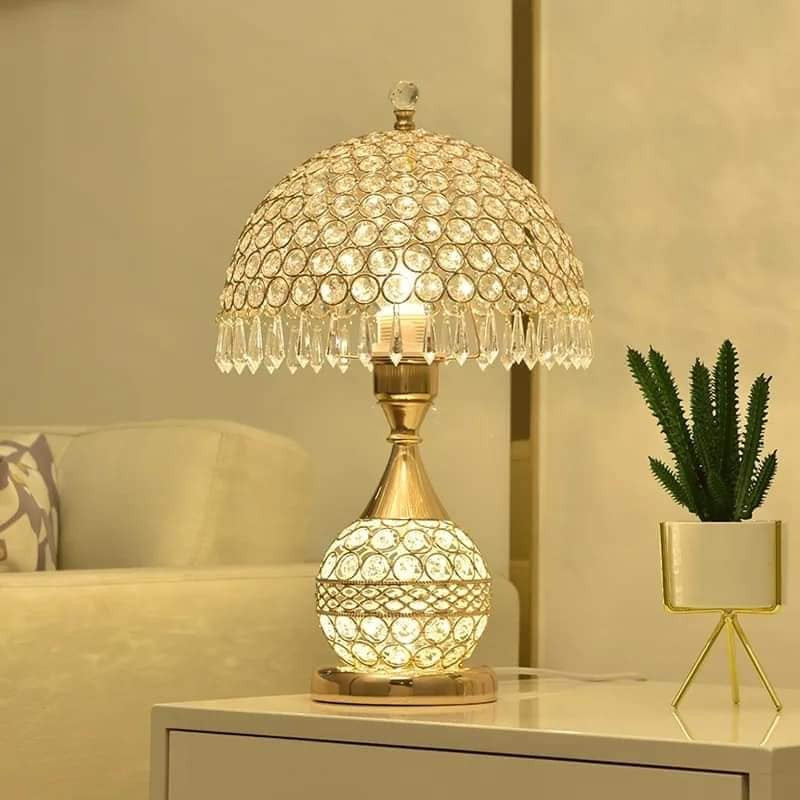 European Style Luxury Crystal Table Lamp